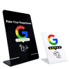 Black and White Google Review Stands